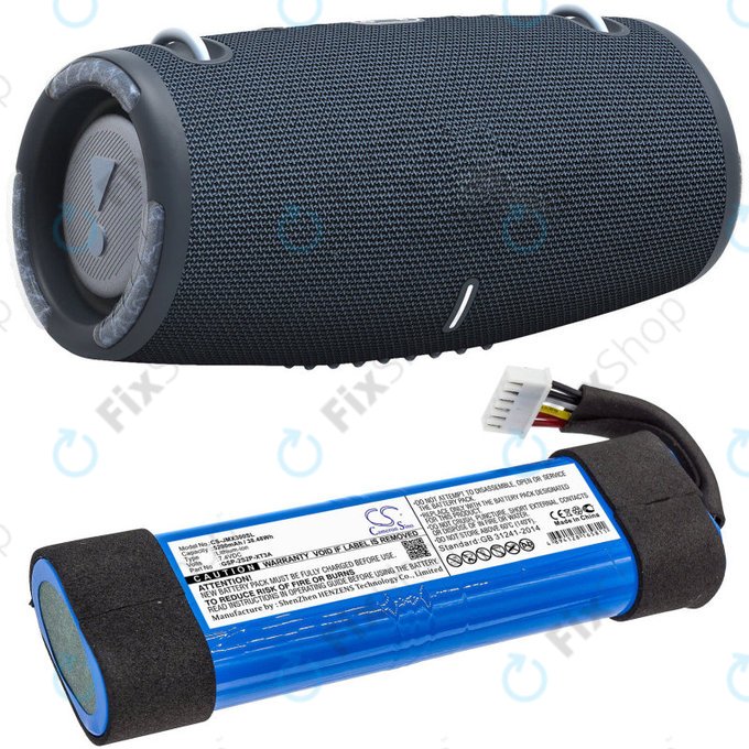 Батерия за JBL Xtreme 3, 5200mAh, Li-Ion, 7.4V, GSP-2S2P-XT3A, HQ