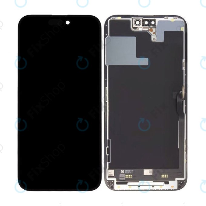 Дисплей Hard OLED за iPhone 14 Pro Max, Тъчскрийн с рамка, FixPremium