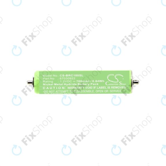 Батерия за Braun 1000, 180, 2000, 3000, 4735, 5411, Cruzer1, Cruzer Z20, 700mAh, Ni-MH, 1.2V, 67030922, HQ