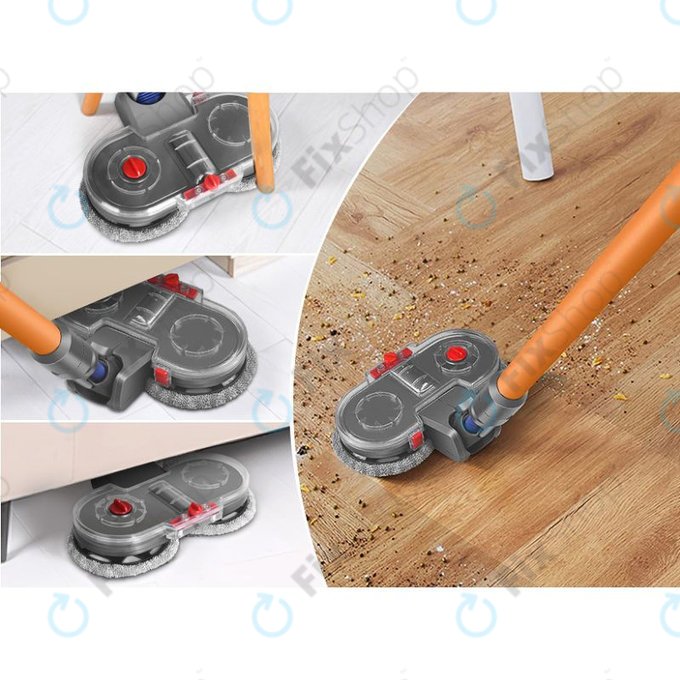 Електрическа моп глава с резервоар за вода за Dyson V-series, Outsize