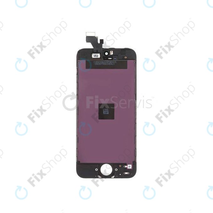 Дисплей за iPhone 5, Black, Тъчскрийн с рамка