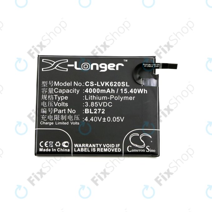 Батерия за Lenovo K6 Power, 4000mAh, Li-Pol, 3.85V, BL272, HQ