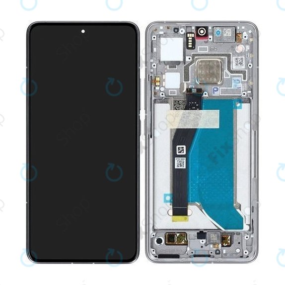 Дисплей за Xiaomi 14T Pro, Titan Gray, Тъчскрийн с рамка, 56001600N1200 Genuine Service Pack