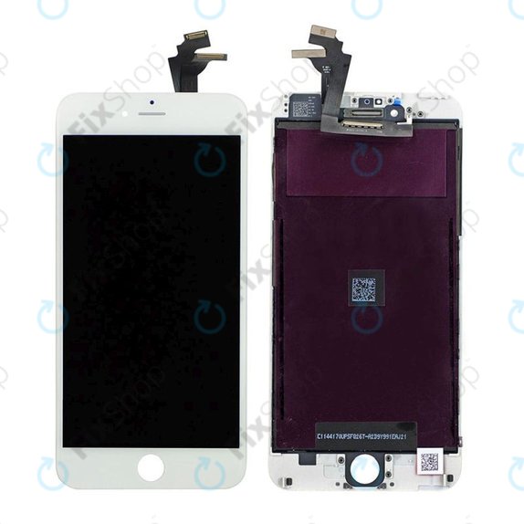 Дисплей за iPhone 6 Plus, White, Тъчскрийн с рамка