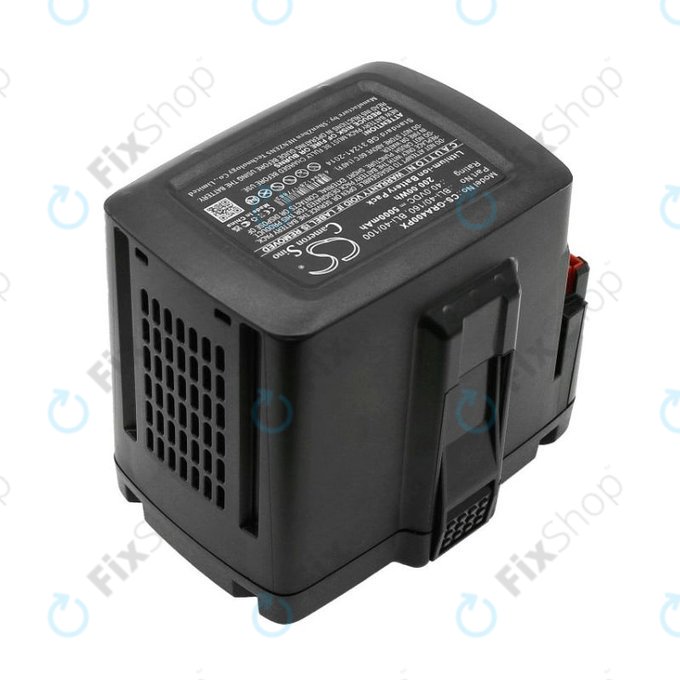 Батерия за Gardena Powercut Li40/30, Powermax Li-40/41, 5000mAh, Li-Ion, 40V, BLi-40/160, BLi-40/100, HQ