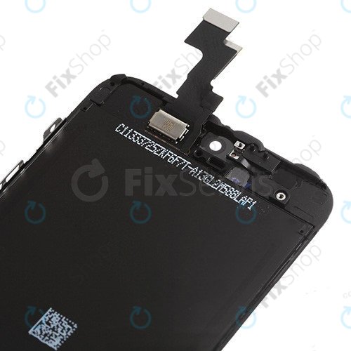Дисплей за iPhone 5S, SE, Black, Тъчскрийн с рамка