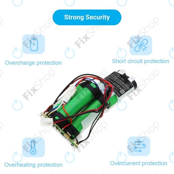 Батерия за Philips PowerPro Duo FC6163, FC6164, FC6167, FC6168, FC6169, FC6171, PowerPro Aqua FC6404, FC6405, Daily Duo FC6161, 69-2008-009-223, Li-Ion 18V 2000mAh, HQ