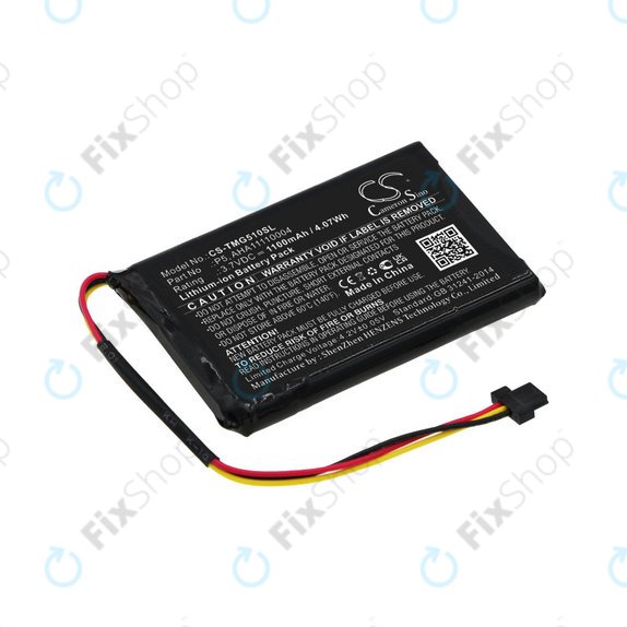 Батерия за TomTom Go 510, 1100mAh, Li-Ion, 3.7V, AHA11110004, HQ