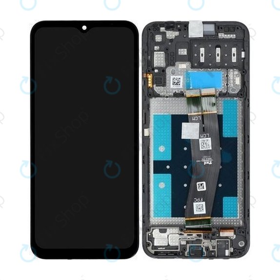 дисплей OLED за Samsung A14 A145R, Тъчскрийн без рамка, GH81-23541A, GH81-23540A, (Black), Genuine Service Pack