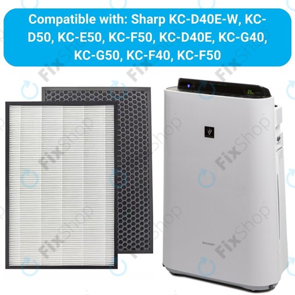 Sharp KC-series - HEPA филтър (Активен въглен)