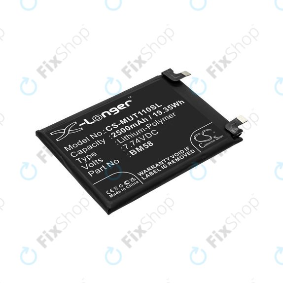 Батерия за Xiaomi 11T Pro, 2500mAh, Li-Pol, 7.74 V, BM58, HQ