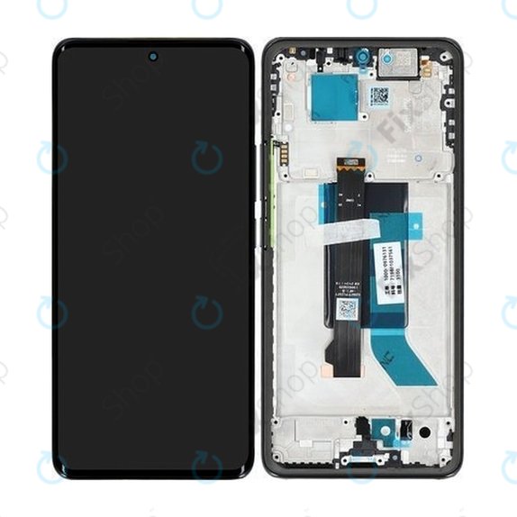 Дисплей за Xiaomi Redmi Note 14 Pro 5G 24090RA29G, Midnight Black, Тъчскрийн с рамка, 56002300O1600 Genuine Service Pack