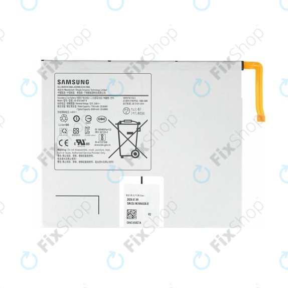 Батерия за Samsung Tab S7 T870, T875, T876B, EB-BT875ABY, 8000mAh, GH43-05028A, Genuine Service Pack