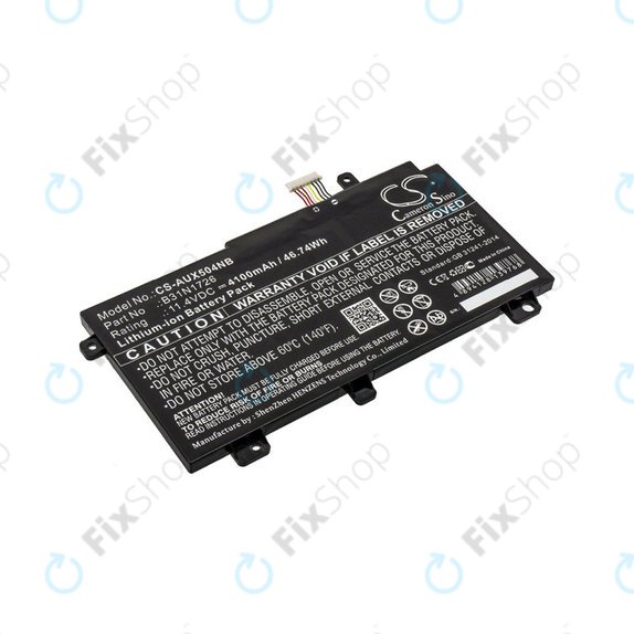 Батерия за Asus TUF 504, 505, 554, 656, FX504, Tuf Gaming A15, 4100mAh, Li-Ion, 11.4V, B31N1726, HQ