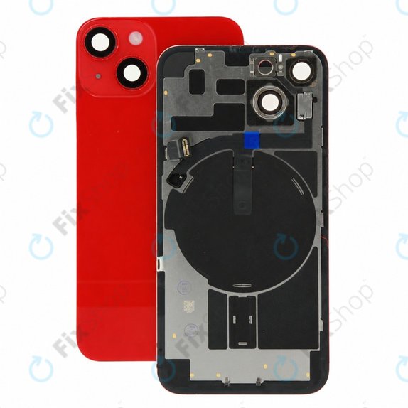 Стъкло на задния капак за iPhone 14, (PRODUCT)RED, Pulled A