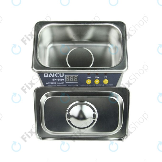 Ултразвуков почистващ уред, неръждаема стомана, 0.5L, Baku BK-3550