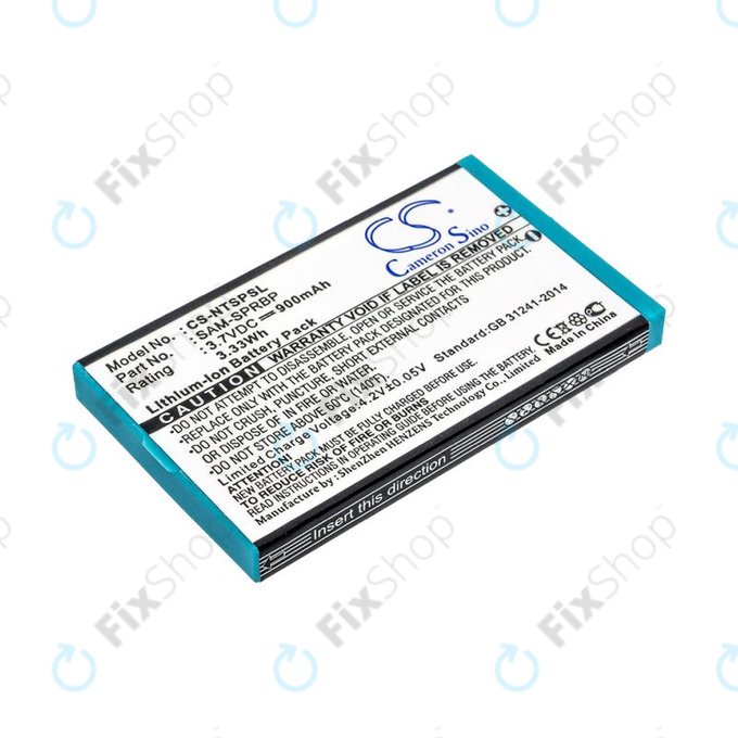Батерия за Nintendo Advance SP, AGS, 900mAh, Li-Ion, 3.7V, SAM-SPRBP, HQ