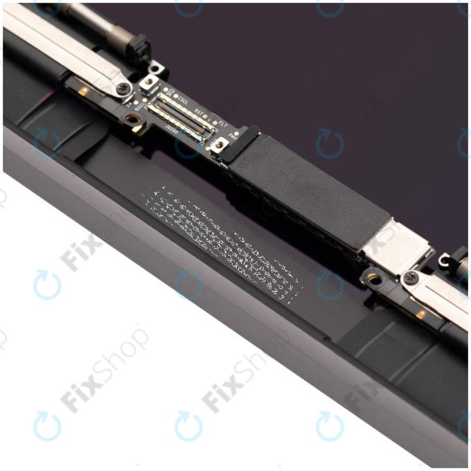 LCD дисплей за MacBook Pro 15" A1990 (2018 – 2019), предно стъкло, корпус, Сребрист, Refurbished