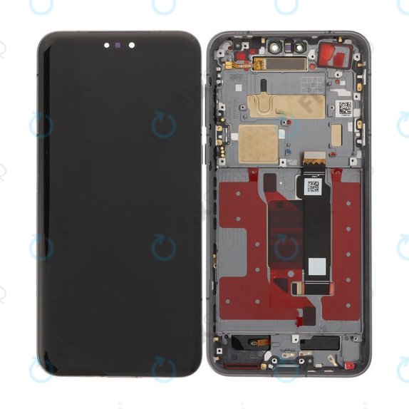 Дисплей OLED за Honor Magic7 Pro, Midnight Black, Тъчскрийн с рамка