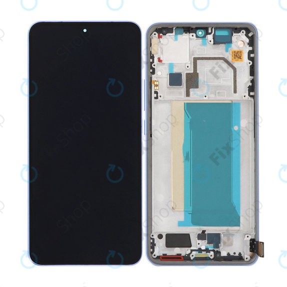 дисплей OLED за Xiaomi 13T 13T Pro, Тъчскрийн и рамка, Alpine Blue