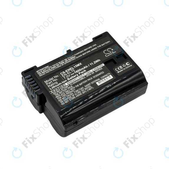 Батерия за Nikon Coolpix D7000, 1600mAh, Li-Ion, 7V, EN-EL15, HQ