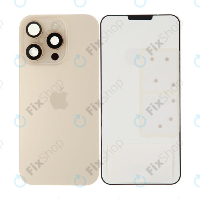 Стъкло на задния корпус за iPhone 16 Pro, Desert Titanium, 661-49557, Genuine Apple