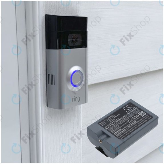 Батерия за Ring Video Doorbell 2, 3, 4, 6400mAh, Li-Ion, 3.7V, 8AB1S7-0EN0, HQ