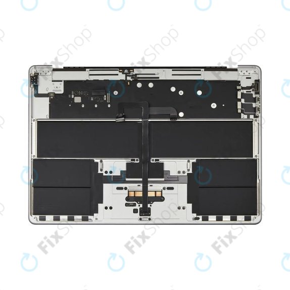Горен корпус с клавиатура за MacBook Air 15", A3114 (2024), с US клавиатура и батерия, Silver, 661-40267, Genuine Apple