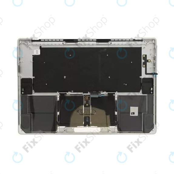 Горен корпус с клавиатура за MacBook Pro 16", A2780 (2023), с US клавиатура и батерия, Silver, 661-32190, Genuine Apple