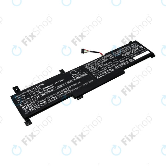 Батерия за Lenovo IdeaPad 3-series, 3950mAh, Li-Pol, 11.4V, L20M3PF0, HQ