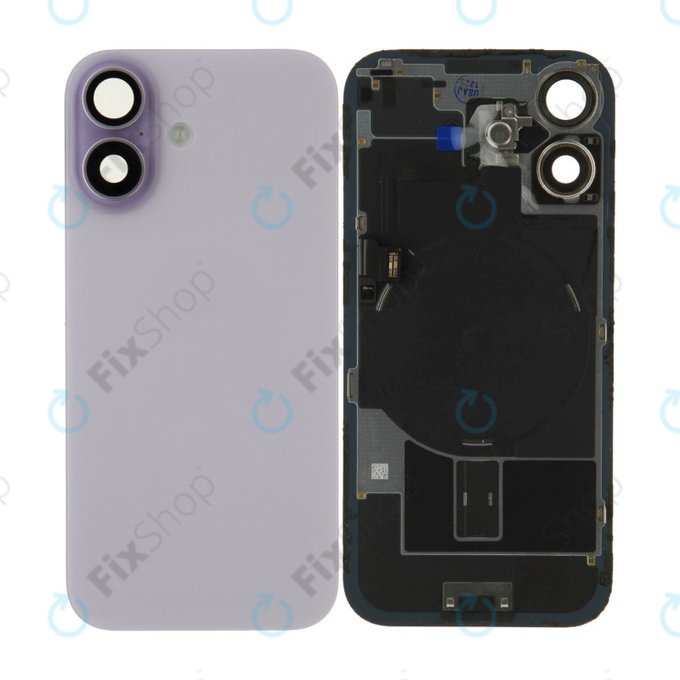 Стъкло на задния капак за iPhone 17, Lavender, Pulled A