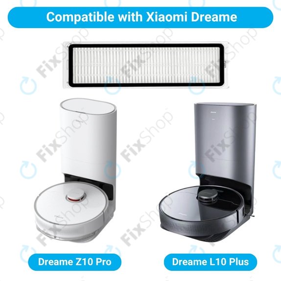 HEPA филтър, 2 бр. за Xiaomi Dreame Z10 Pro, L10 Plus, W10, D20 Pro, Xiaomi Robot Vacuum X10+, X20+, S10+, S20+