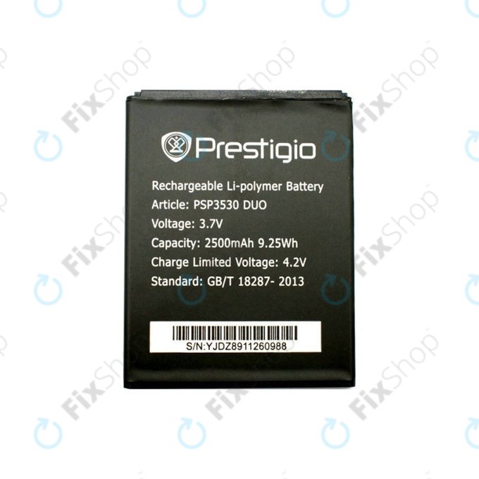 Батерия за Prestigio Muze D3, PSP5530, PSP3530 DUO, 2500mAh