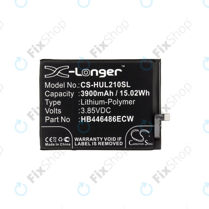 Батерия за Huawei P Smart Pro 2019, 3900mAh, Li-Pol, 3.85V, HB446486ECW, HQ
