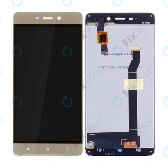 дисплей за Xiaomi Redmi 4, Тъчскрийн без рамка, златен, Gold, TFT