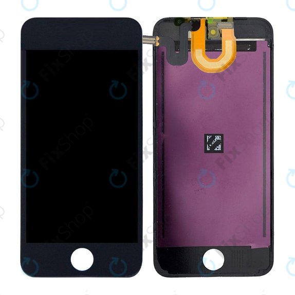 LCD дисплей за iPod Touch (5th Gen, 6th Gen, 7th Gen), Black, Тъчскрийн с рамка