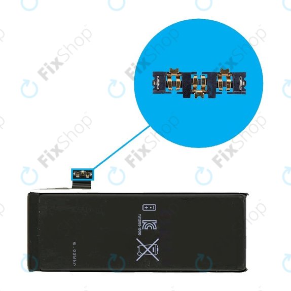 FPC конектор за батерия за iPhone 5C, 5S