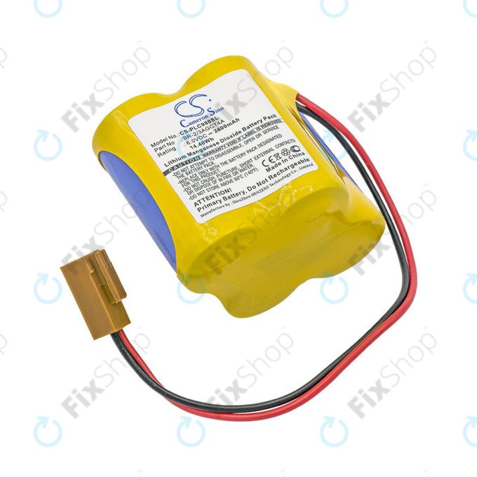 Батерия за Fanuc 18-T Series Programmable Logic, 2400mAh, Li-MnO2, 6V, BR-2/3AGCT4A, HQ