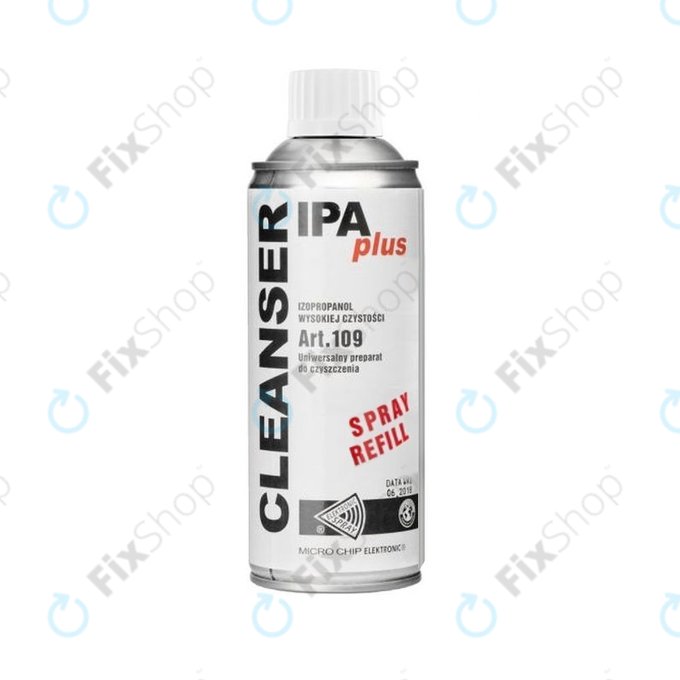 Cпрей за почистване на оптични и електронни елементи, Cleanser IPA Plus Spray Refill, Isopropanol 100%, 400мл