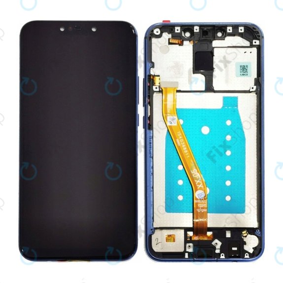 дисплей за Huawei Mate 20 Lite, Тъчскрийн и рамка, черен, Black, TFT