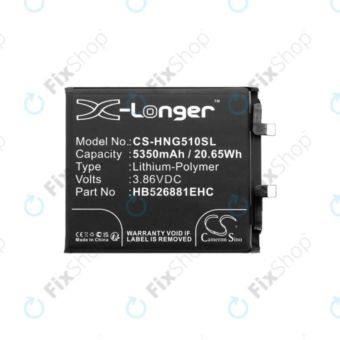 Батерия за Honor Magic 5 Pro, 5350mAh, Li-Pol, 3.86V, HB526881EHC, HQ