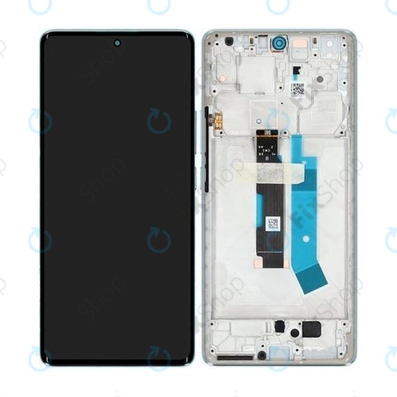 Дисплей OLED за Xiaomi Redmi Note 14 Pro 4G 24116RACCG, Ocean Blue, Тъчскрийн с рамка