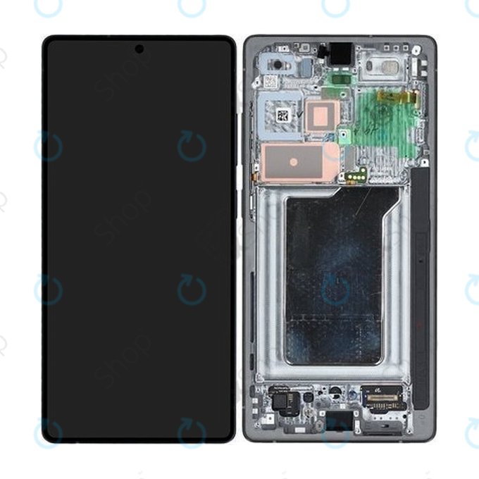 Дисплей за Samsung S25 Ultra, Titanium Black, Тъчскрийн с рамка, GH82-36387D Genuine Service Pack