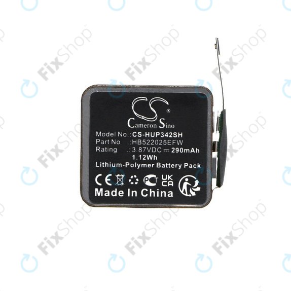 Батерия за Huawei Watch GT3 42mm, Watch GT3 Pro 42mm, 290mAh, Li-Pol, 3.87V, HB522025EFW, HQ