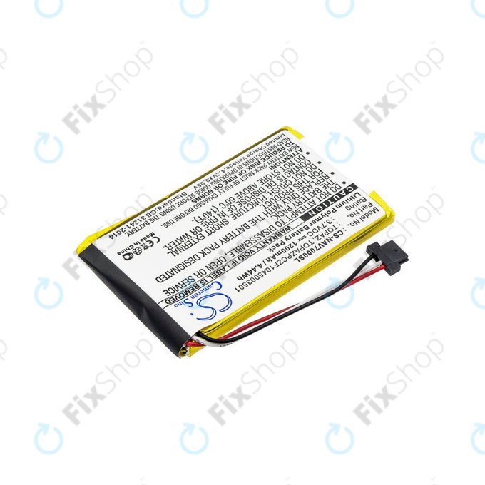Батерия за Navigon 70, 1200mAh, Li-Pol, 3.7V, Topaz, HQ