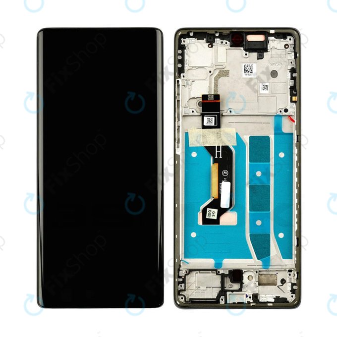 Дисплей OLED за Motorola Moto G85 5G XT2427-3, Cobalt Blue, Тъчскрийн с рамка
