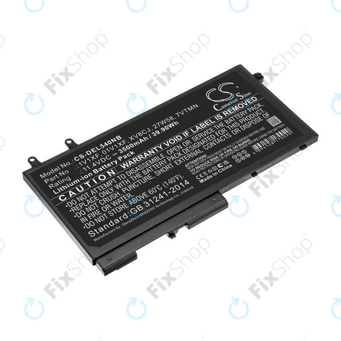 Батерия за Dell Latitude 5400, Inspiron 7591 2-in-1, 3500mAh, Li-Ion, 11.4V, XV8CJ, HQ