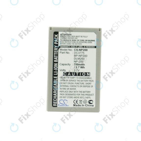 Батерия за Minolta DiMAGE X, Xi, Xt, Xt Biz, Xg, 750mAh, Li-Ion, 3.7V, NP-200, HQ