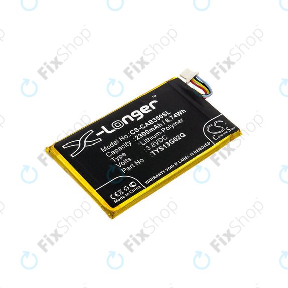 Батерия за Caterpillar CAT B35, 2300mAh, Li-Pol, 3.8 V, TYS13G02Q, HQ