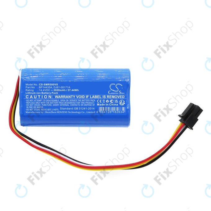 Батерия за Samsung PowerBot VR05R5050WK, Midea i5, i9 EYE, 2600mAh, Li-Ion, 14.4V, BP14435A, HQ
